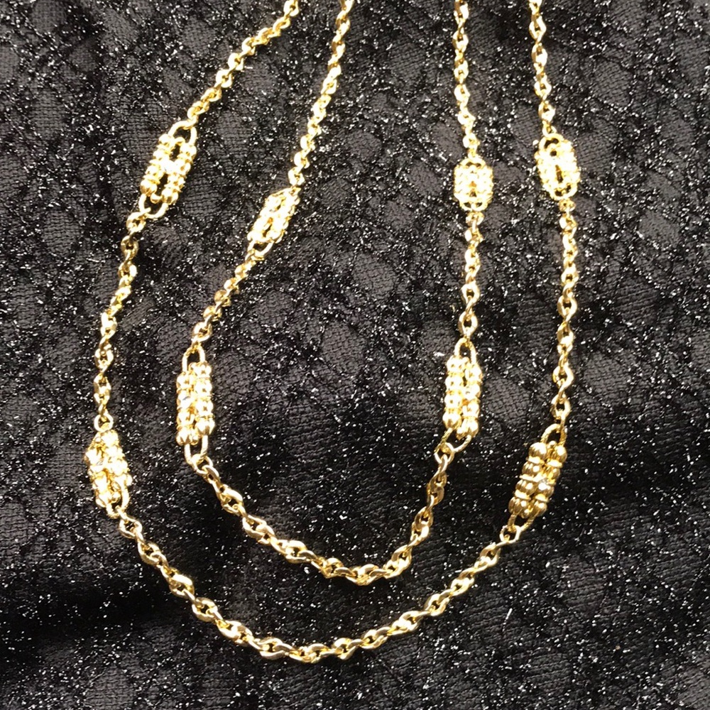 QVC - Camrose & Kross JBK-double chain goldtone